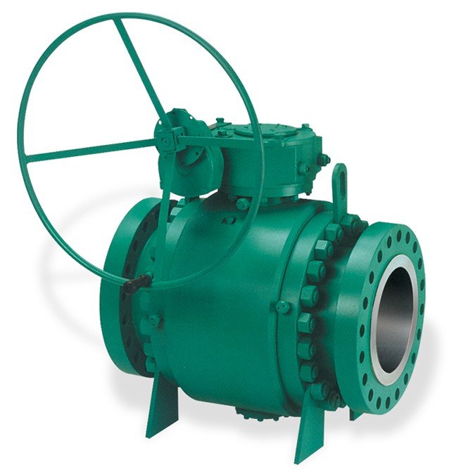 Trunnion-Mounted Ball Valve Cross-Section