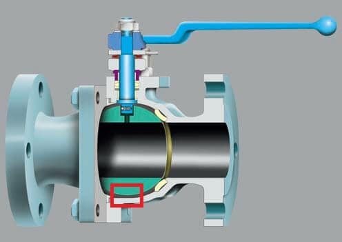 Floating Ball Valve Cross Section