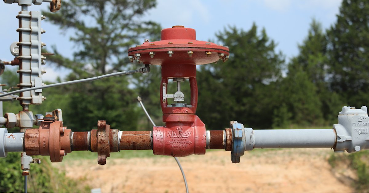 Industrial ball valve application in field