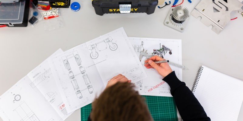 Industrial ball valves in manufacturing facility